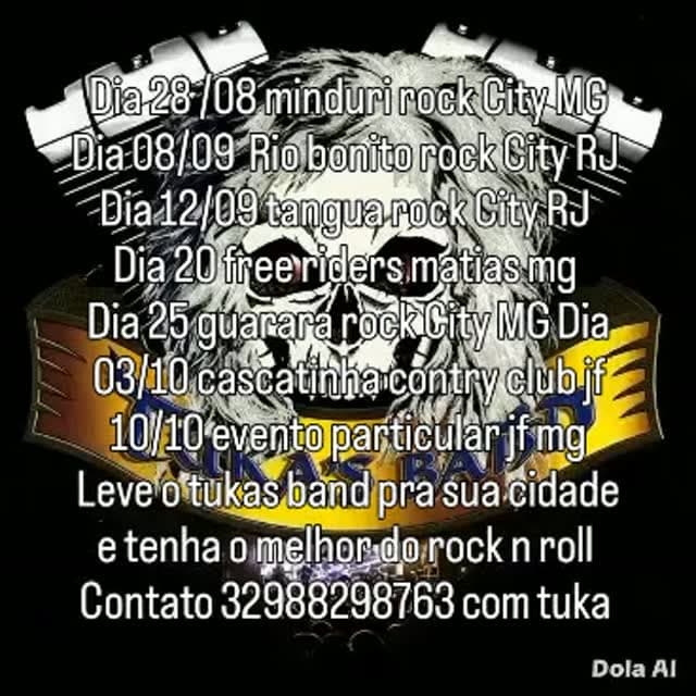 Flyer de Tukas Band