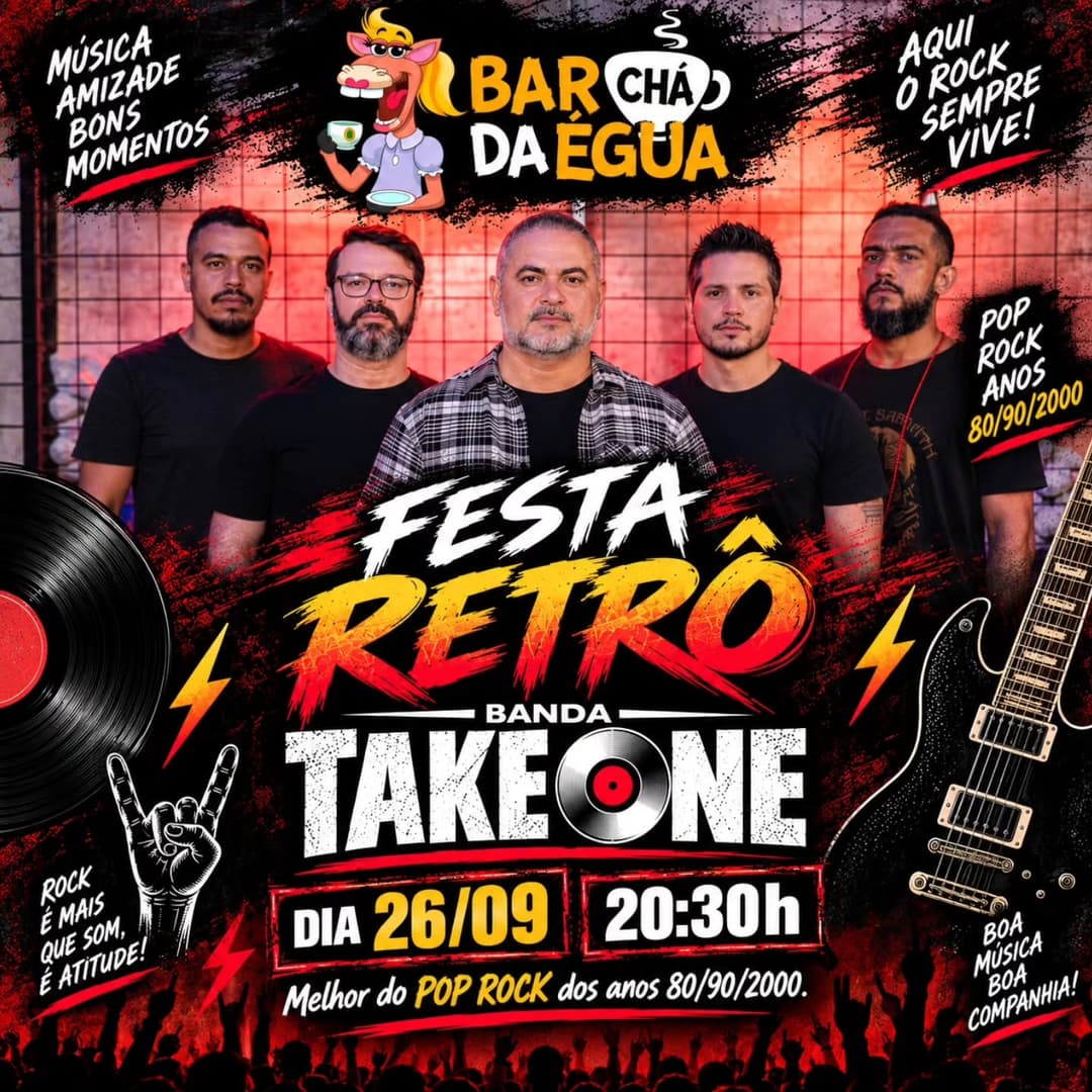 Flyer de Banda Take One