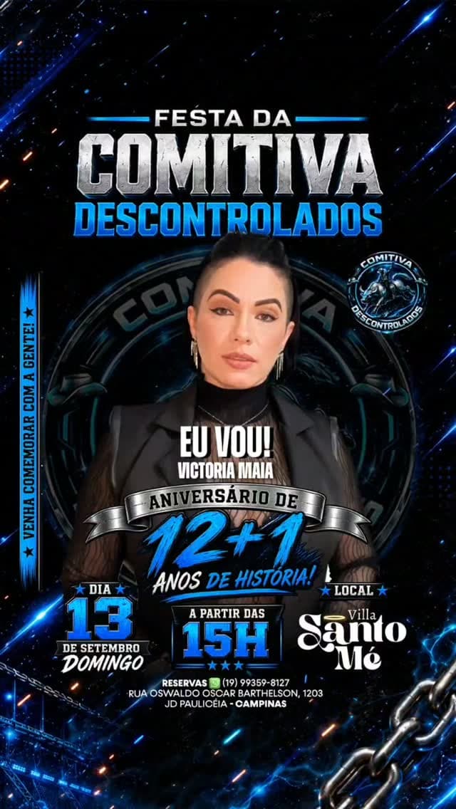 Flyer de Victória Maia, Patrícia Ferrari e Gustavo Rosa