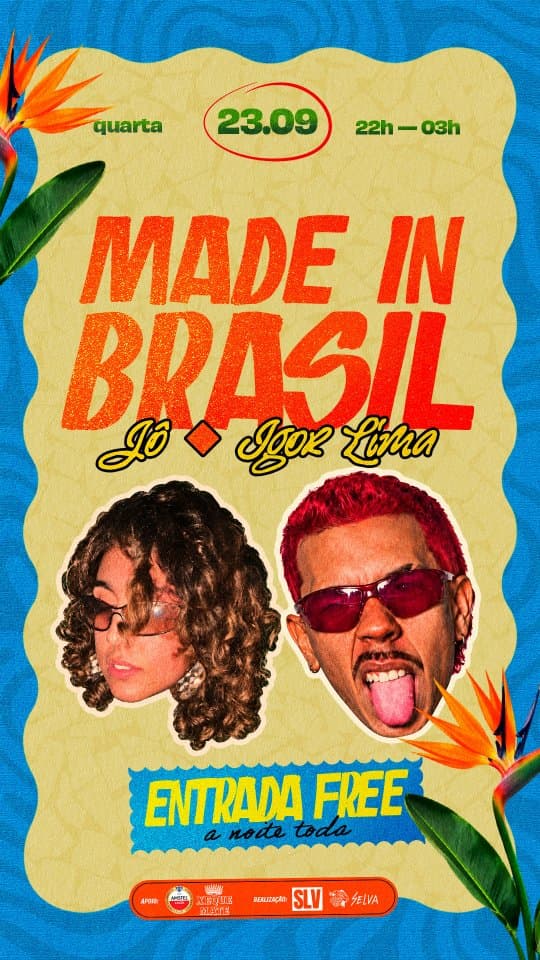 Flyer de Igor Lima e jo.ba.rre.to