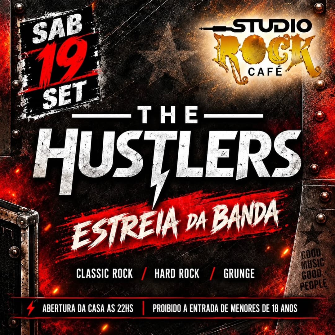 Flyer de THE HUSTLERS