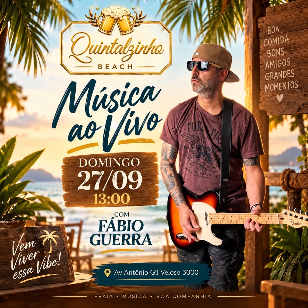 Flyer de Fabio Guerrall