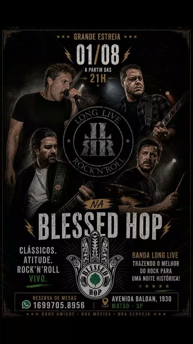 Flyer de Long Live