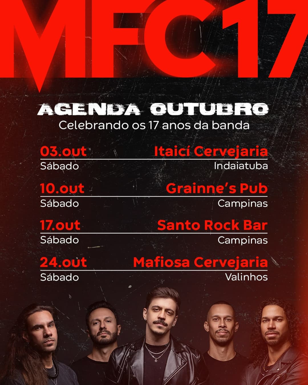 Flyer de MFC e DJ Pipoca