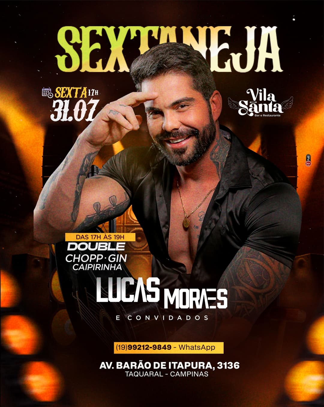Flyer de Lucas Moraes