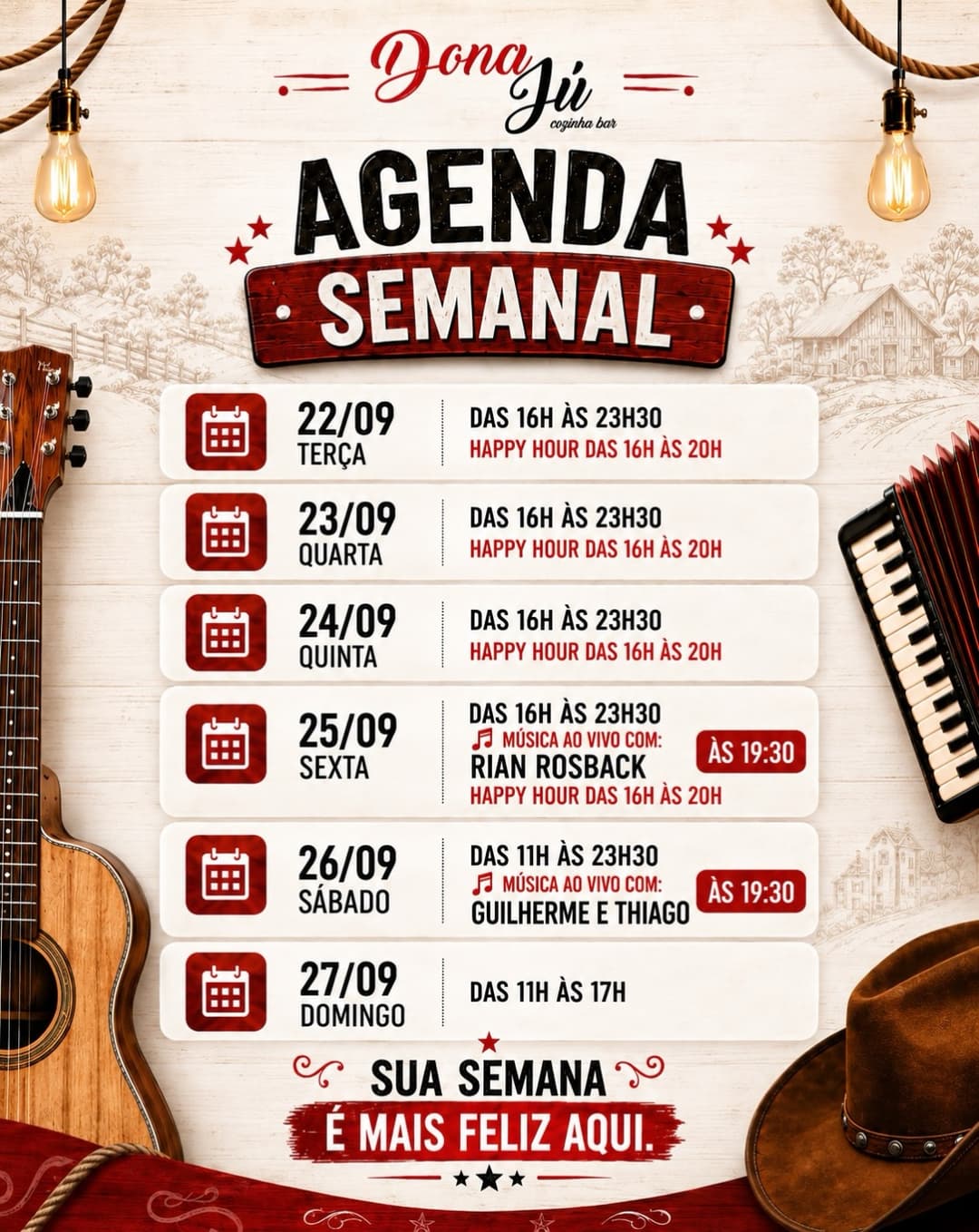 Flyer de Rian Rosback