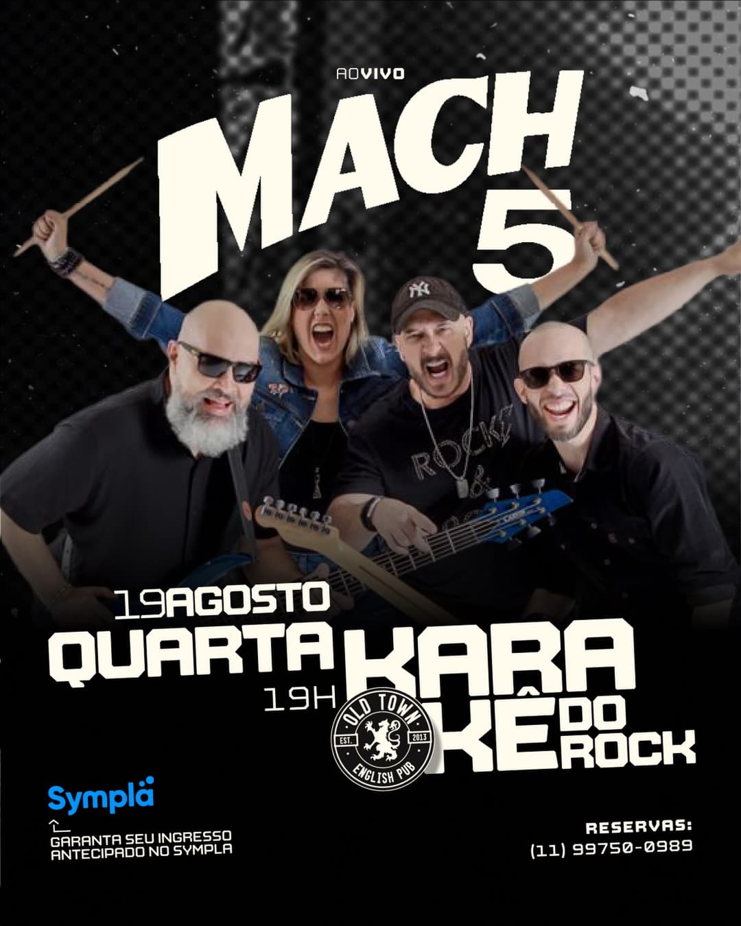 Flyer de Banda Mach 5