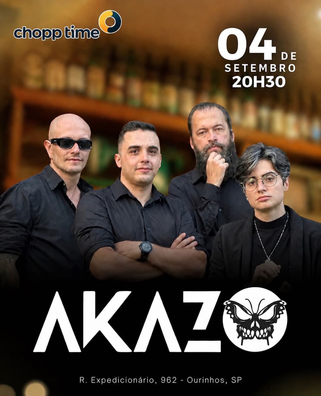 Flyer de Banda Akazo