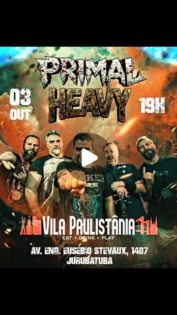 Flyer de Primal Heavy