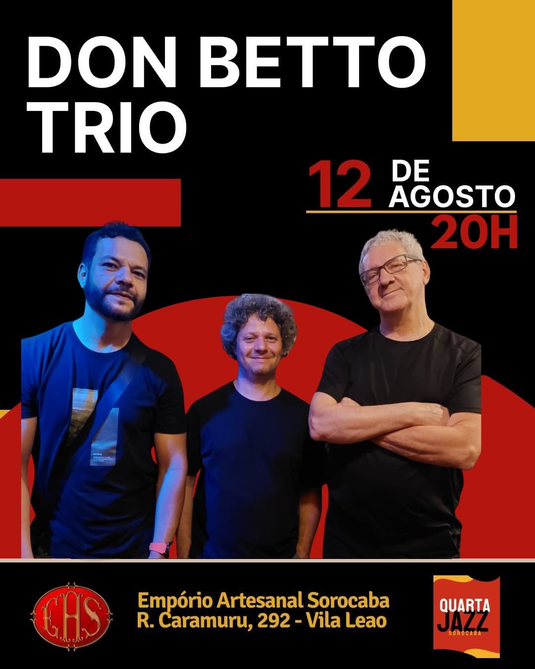 Flyer de Don Betto Trio