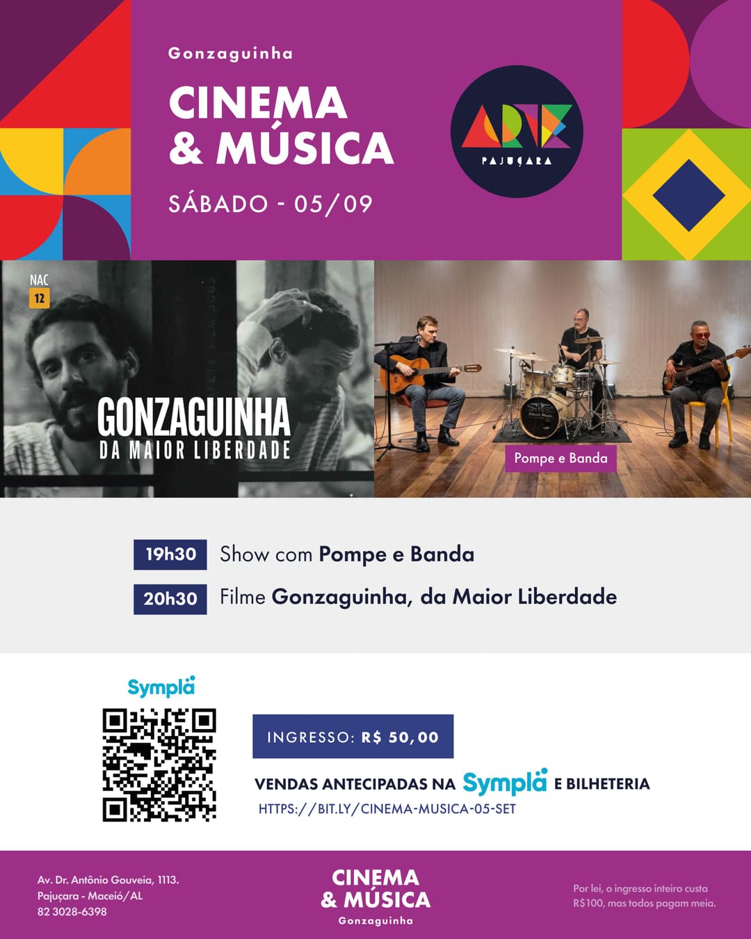 Flyer de Pompe e Banda