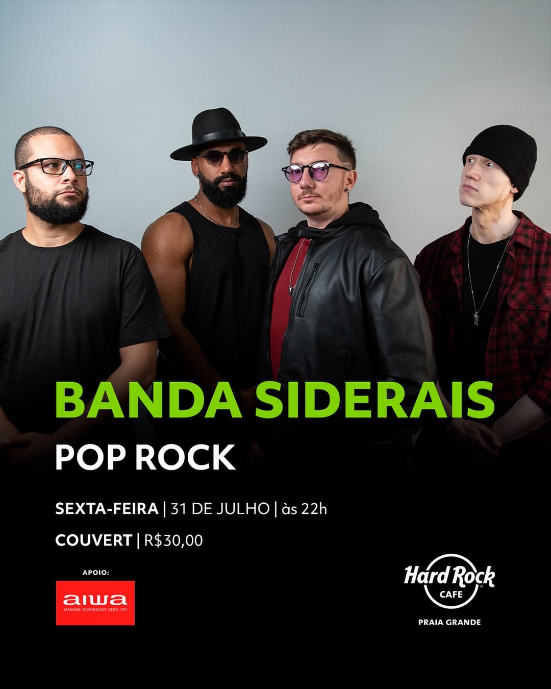 Flyer de Siderais Banda