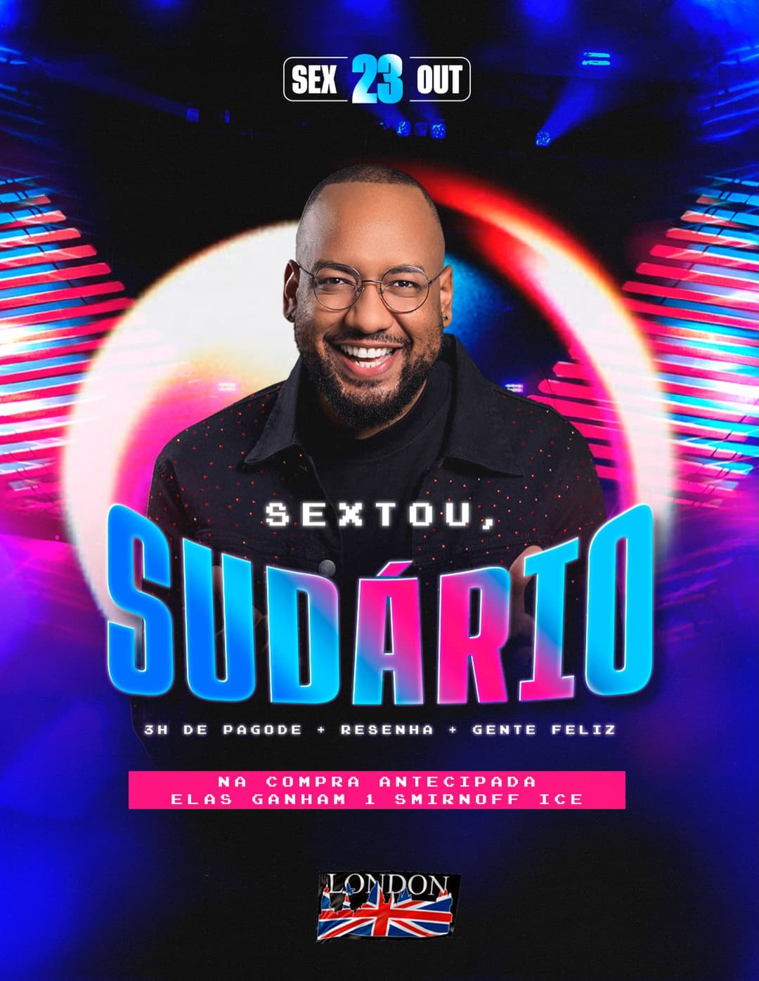 Flyer de Vinícius Sudário