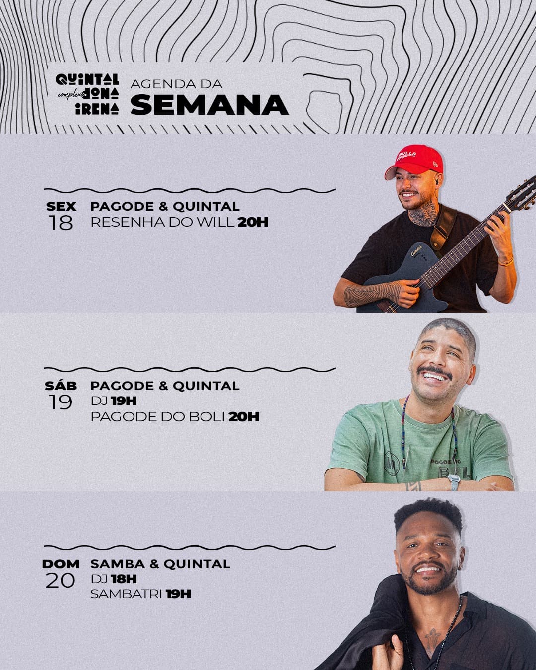 Flyer de DJ e Pagode do Boli