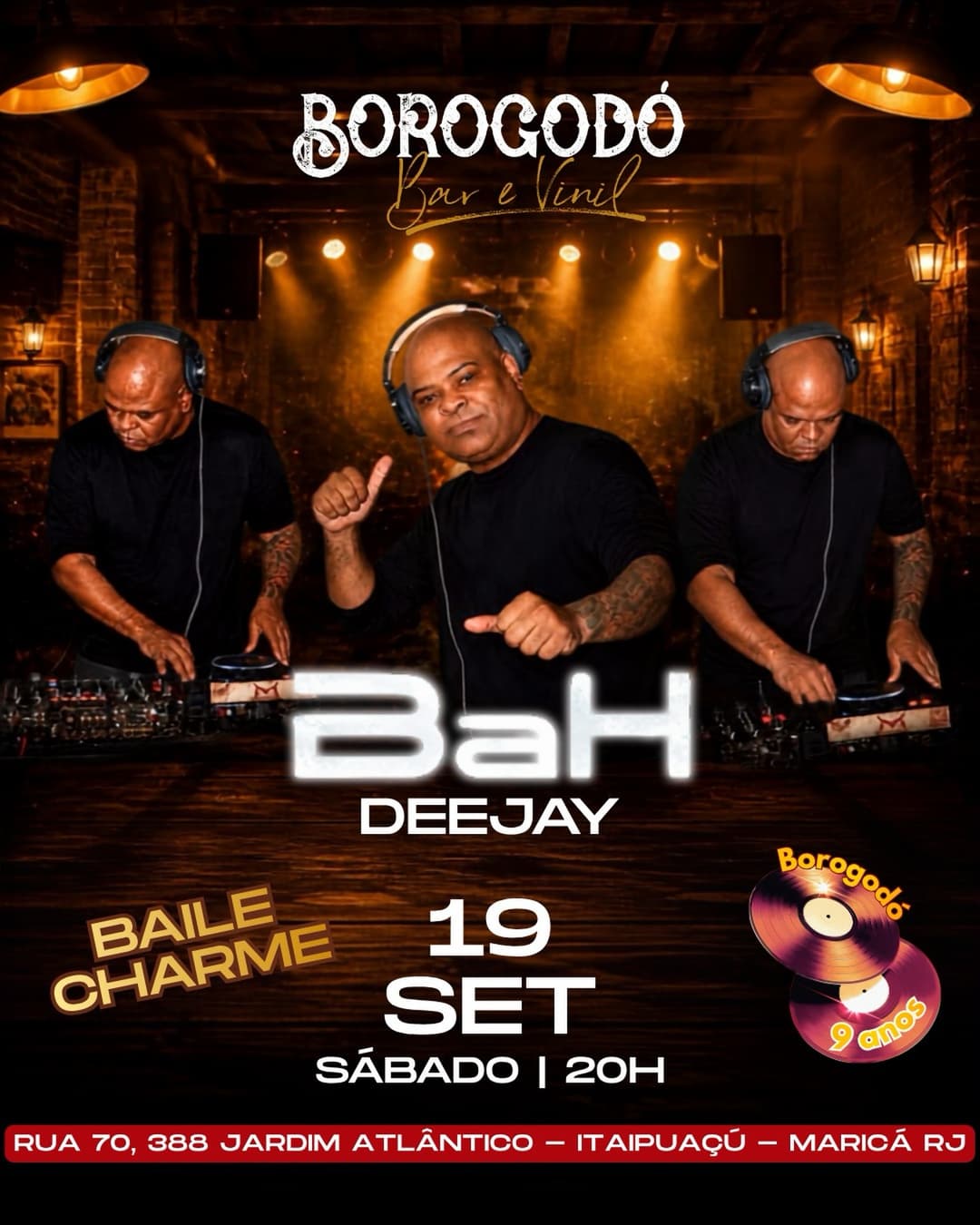 Flyer de Bah Deejay