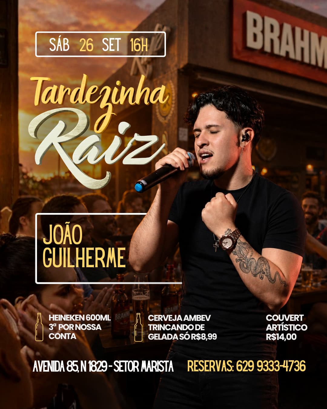 Flyer de João Guilherme