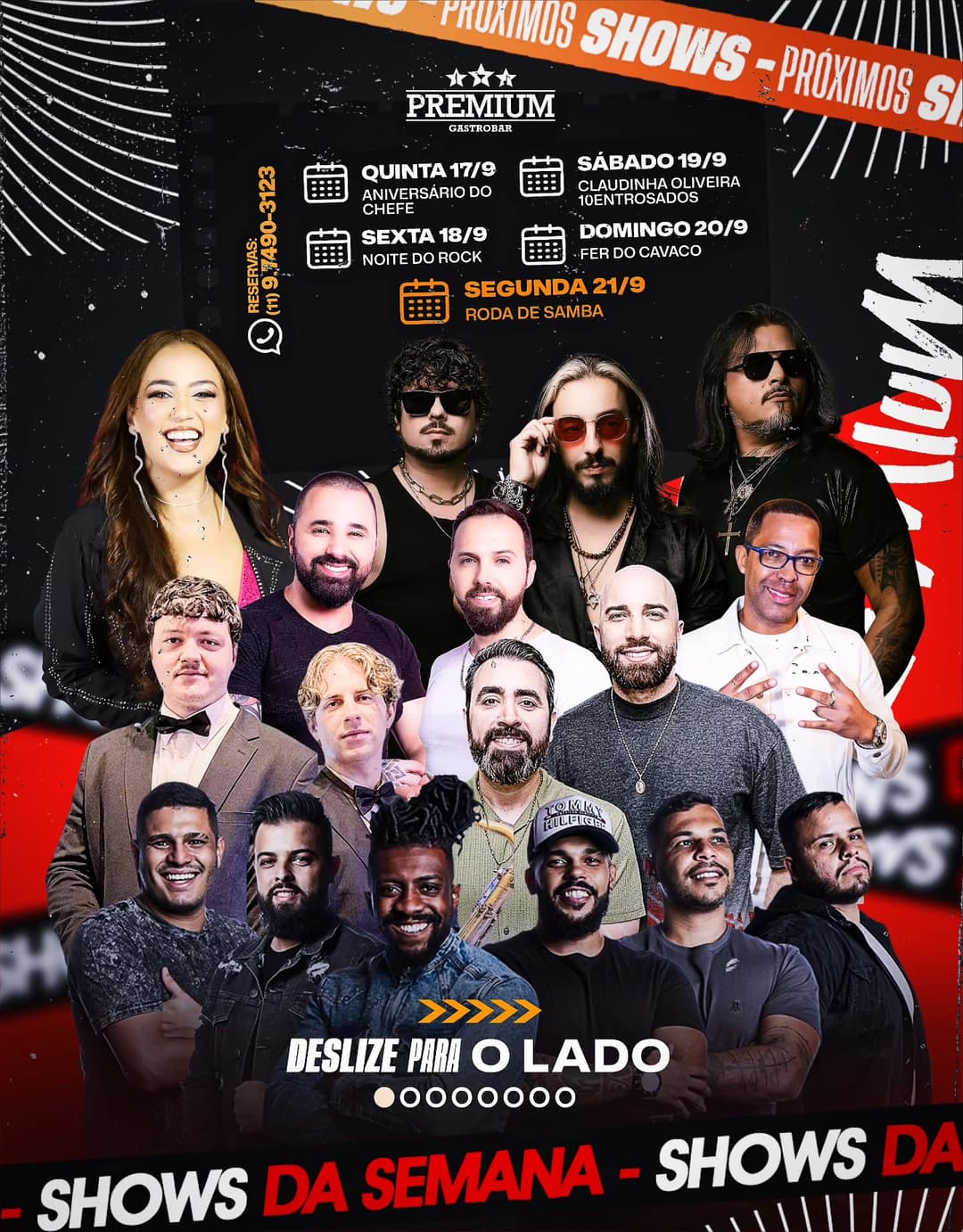 Flyer de Acústico Fer do Cavaco