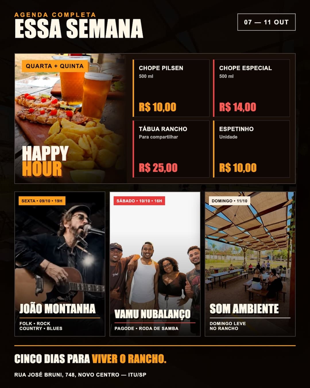 Flyer de Vamu Nubalanço