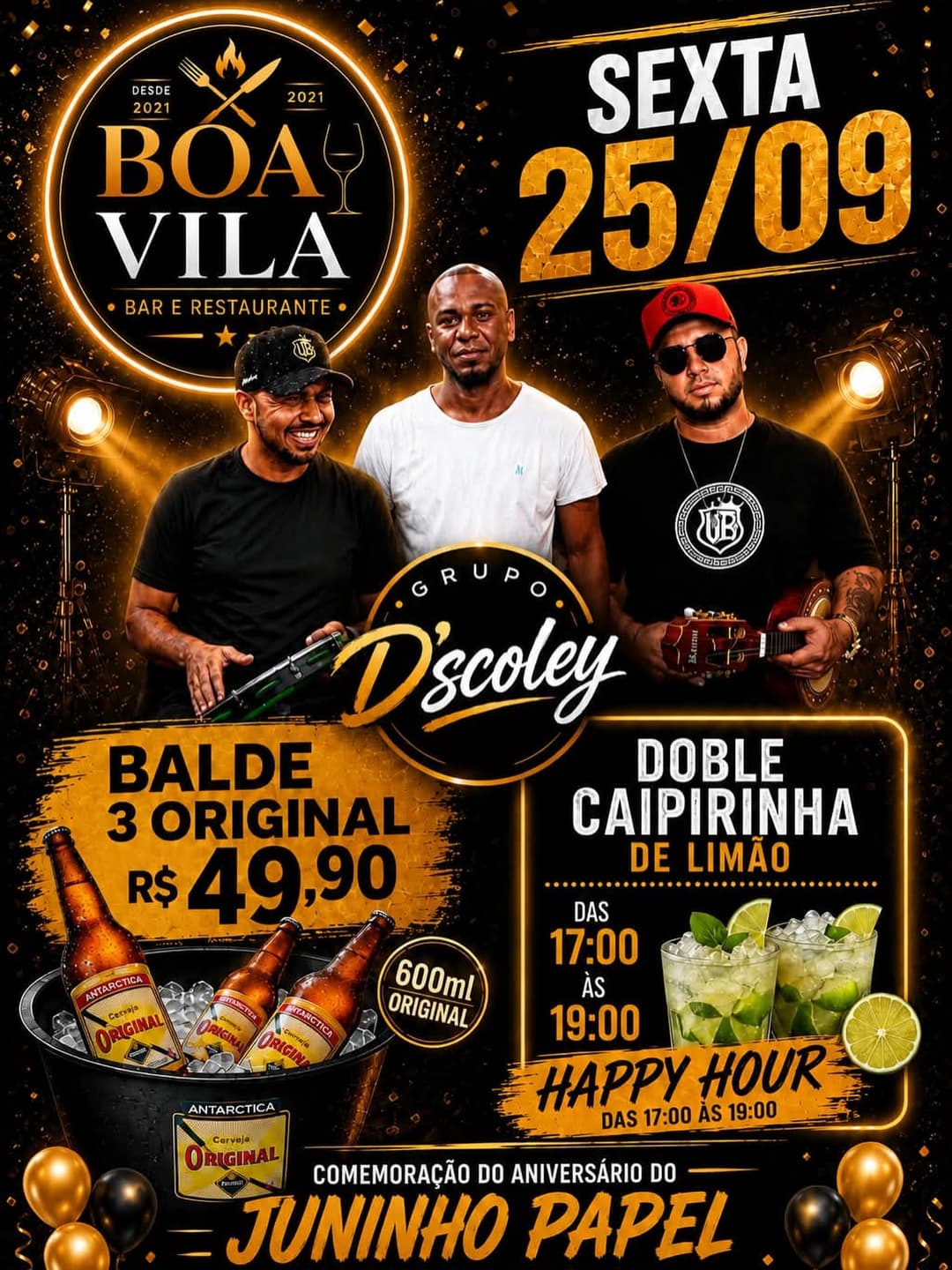 Flyer de Grupo D’Scoley