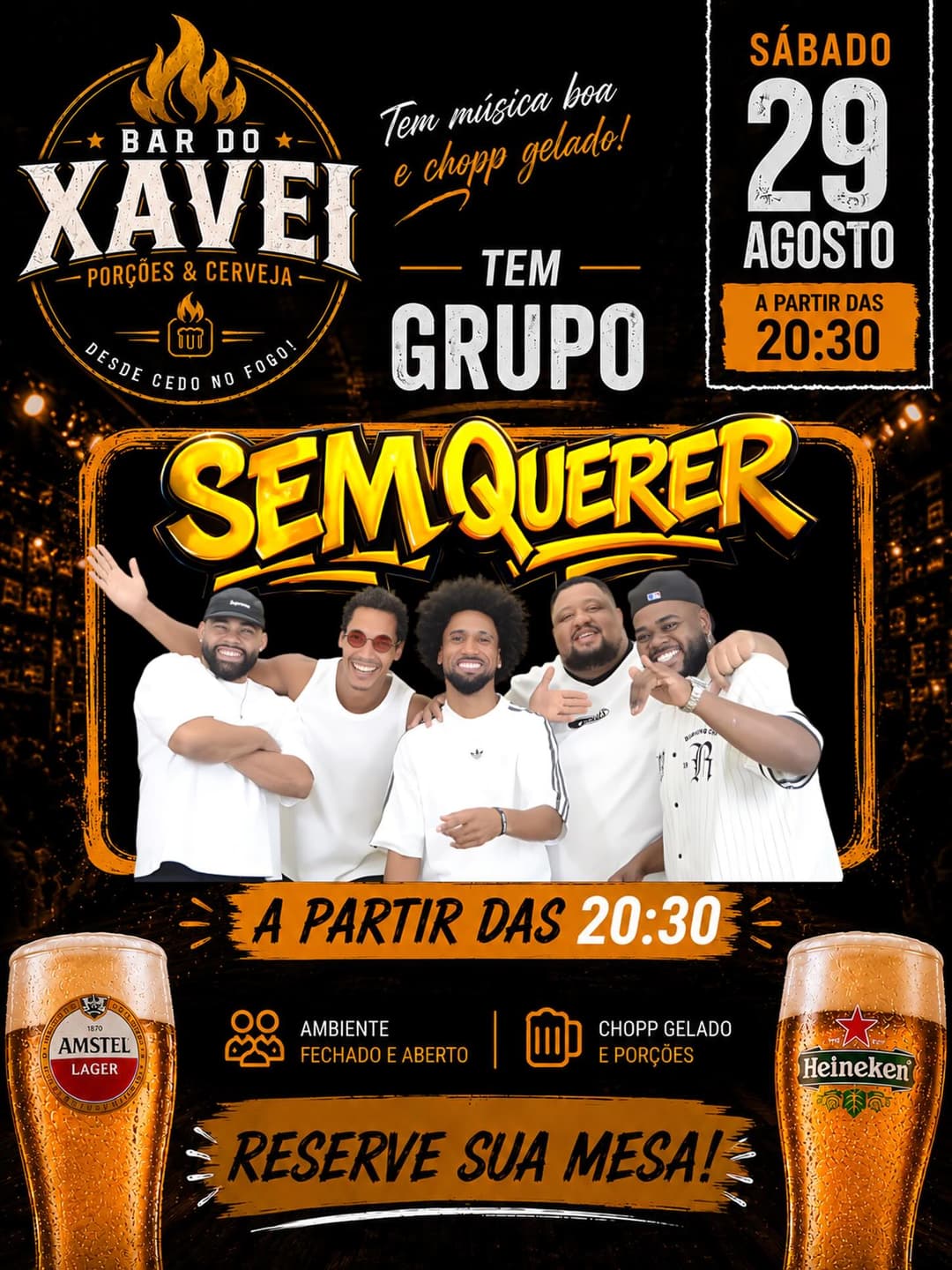 Flyer de Grupo Sem Querer