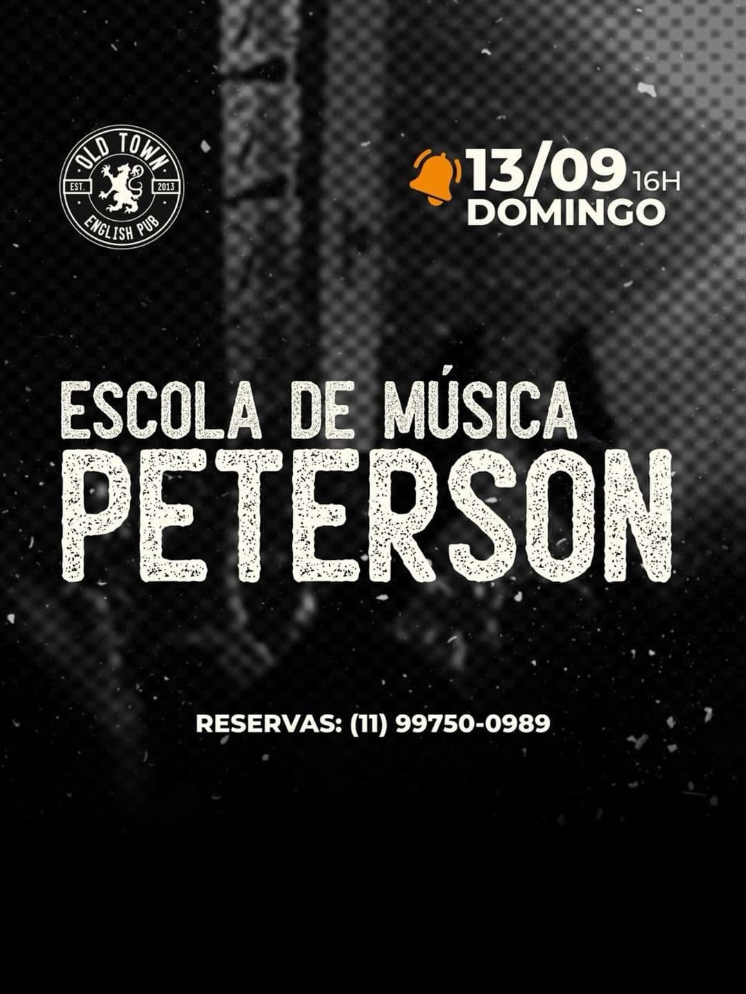 Flyer de Peterson Felipe