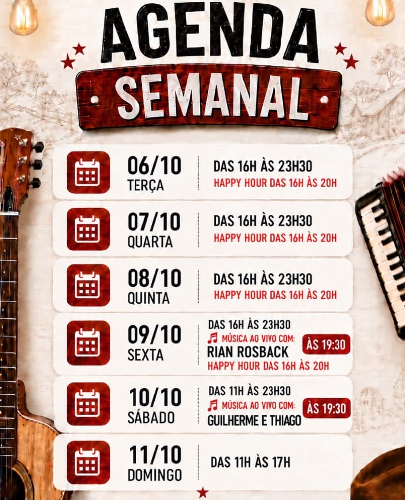Flyer de Rian Rosback
