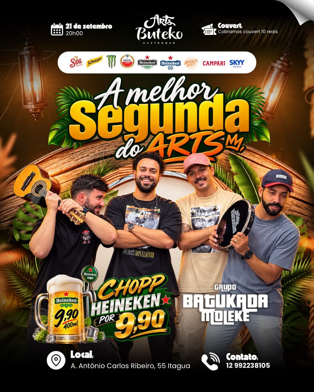 Flyer de Grupo Batukada Moleke
