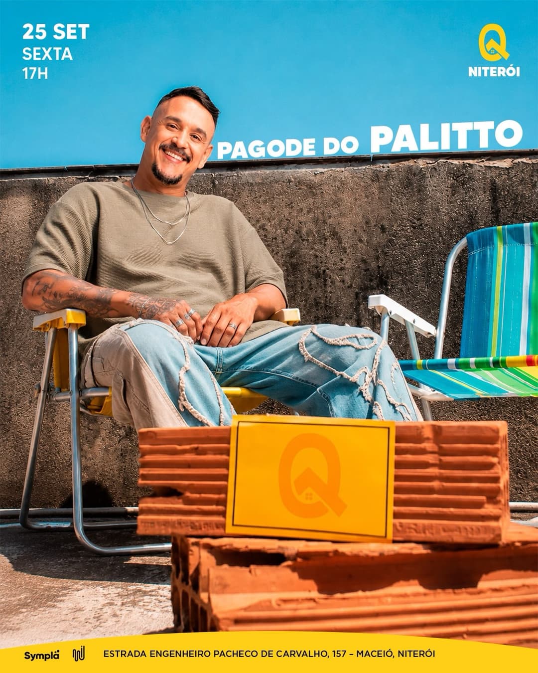 Flyer de Pagode do Palitto