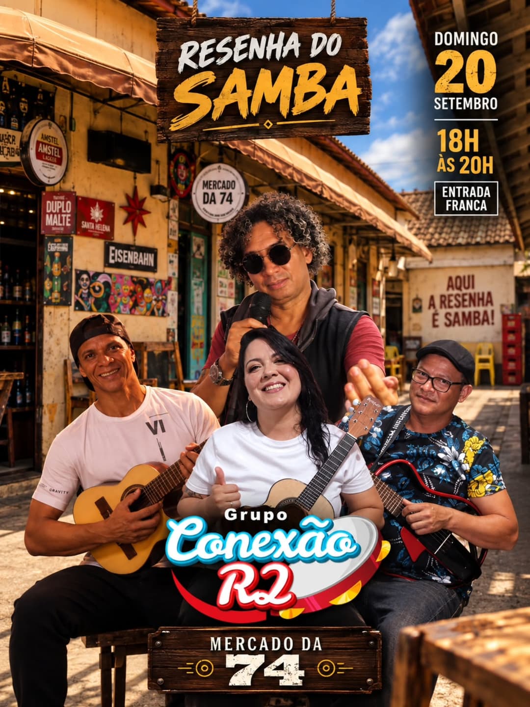 Flyer de Grupo Conexão R2
