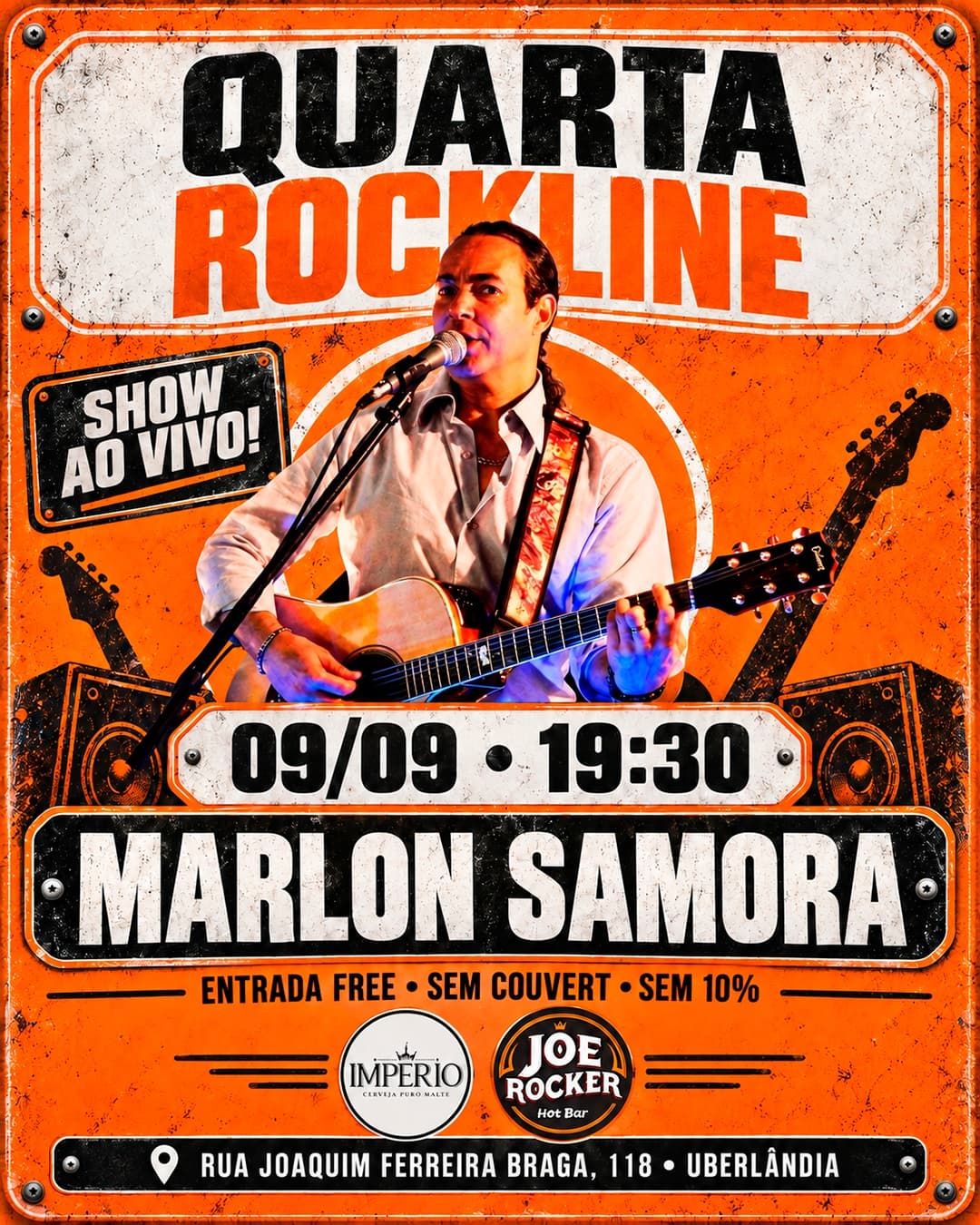 Flyer de Marlon Samora