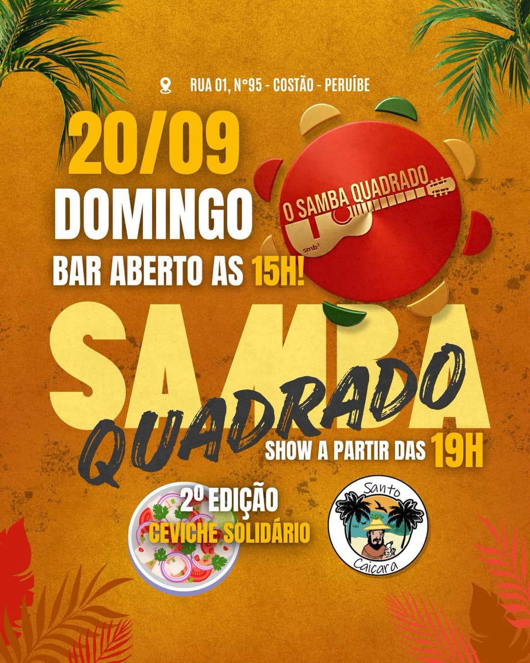 Flyer de O Samba Quadrado
