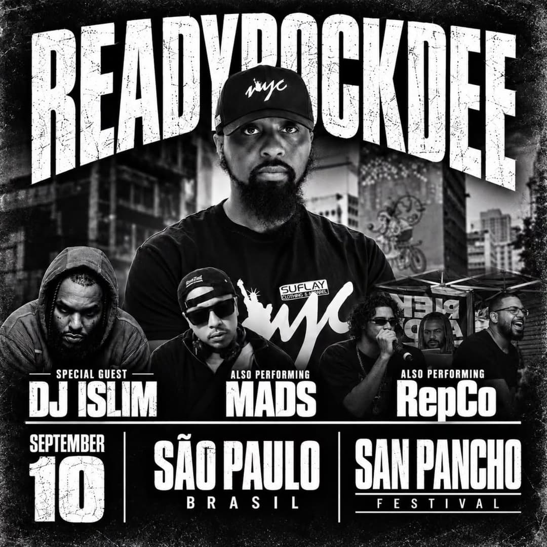 Flyer de Repco, readyrockdee e madsturbios