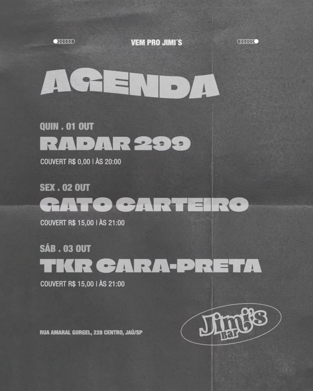 Flyer de Gato Carteiro