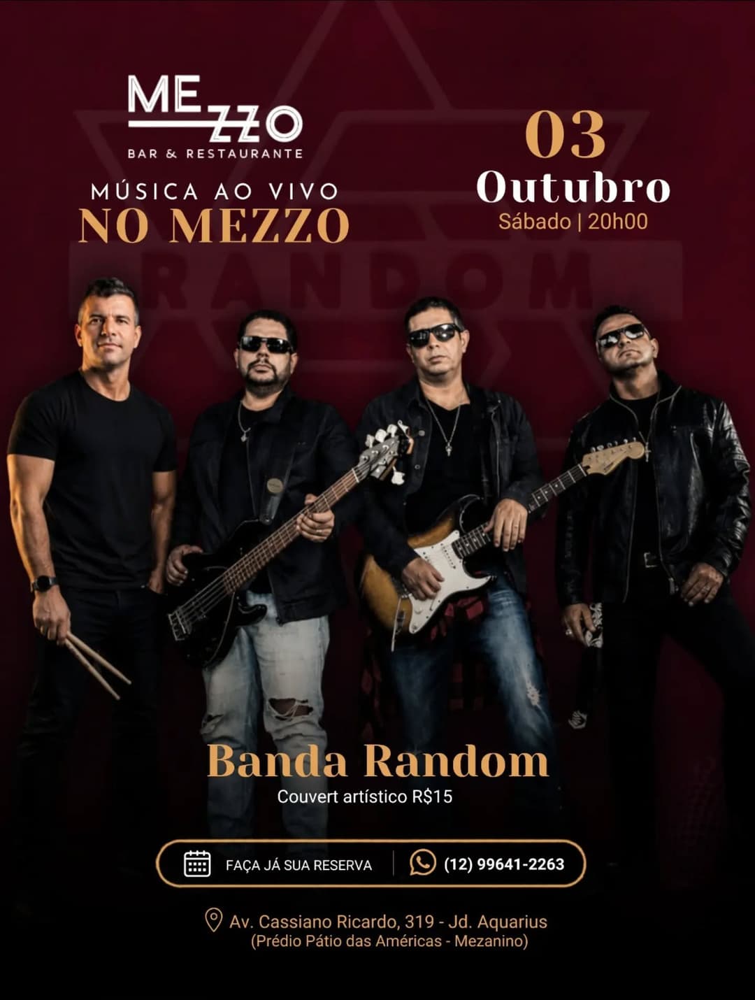 Flyer de Banda Random