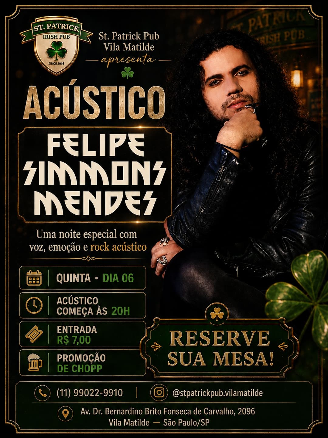 Flyer de Felipe Simmons Mendez