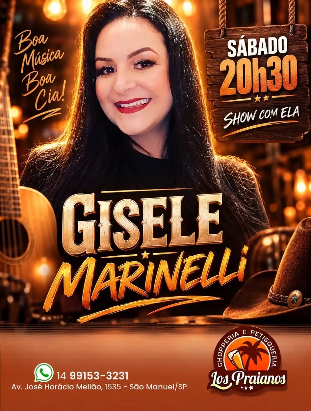 Flyer de Gisele Marinelli