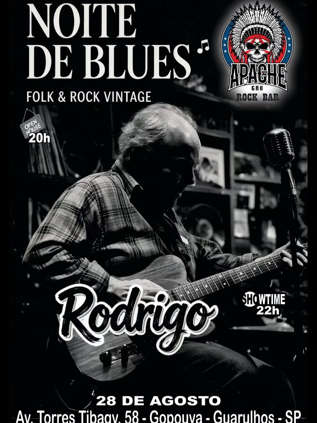 Flyer de Rodrigo