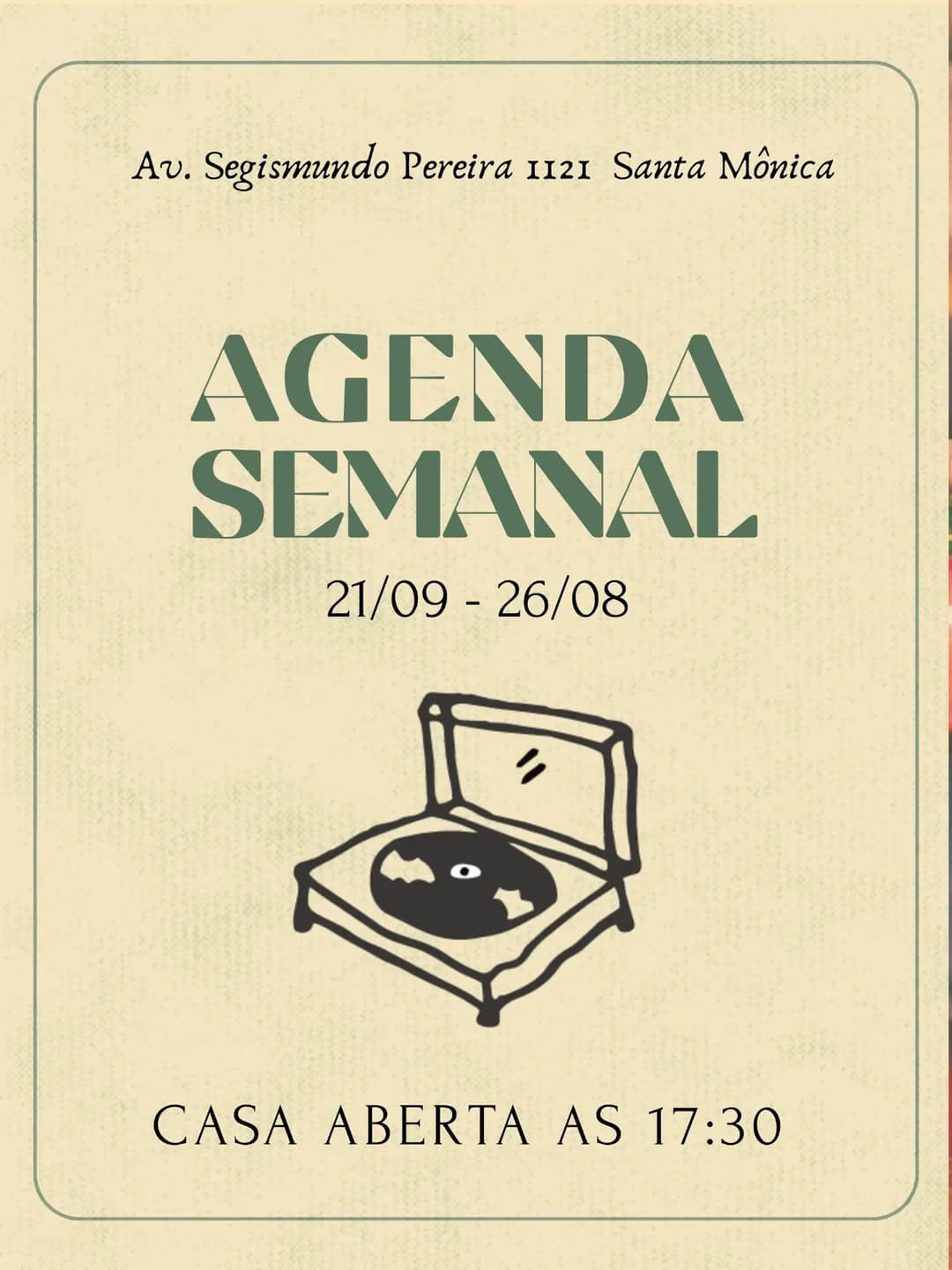 Flyer de Douglas Oliveira