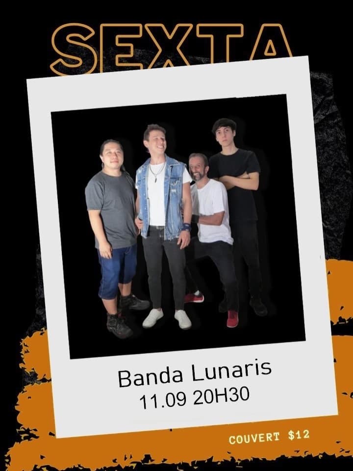 Flyer de Banda Lunaris