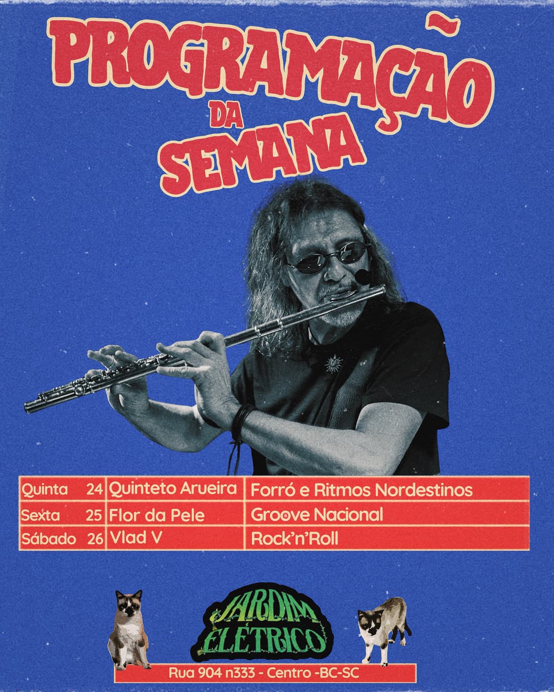 Flyer de Flor da Pele
