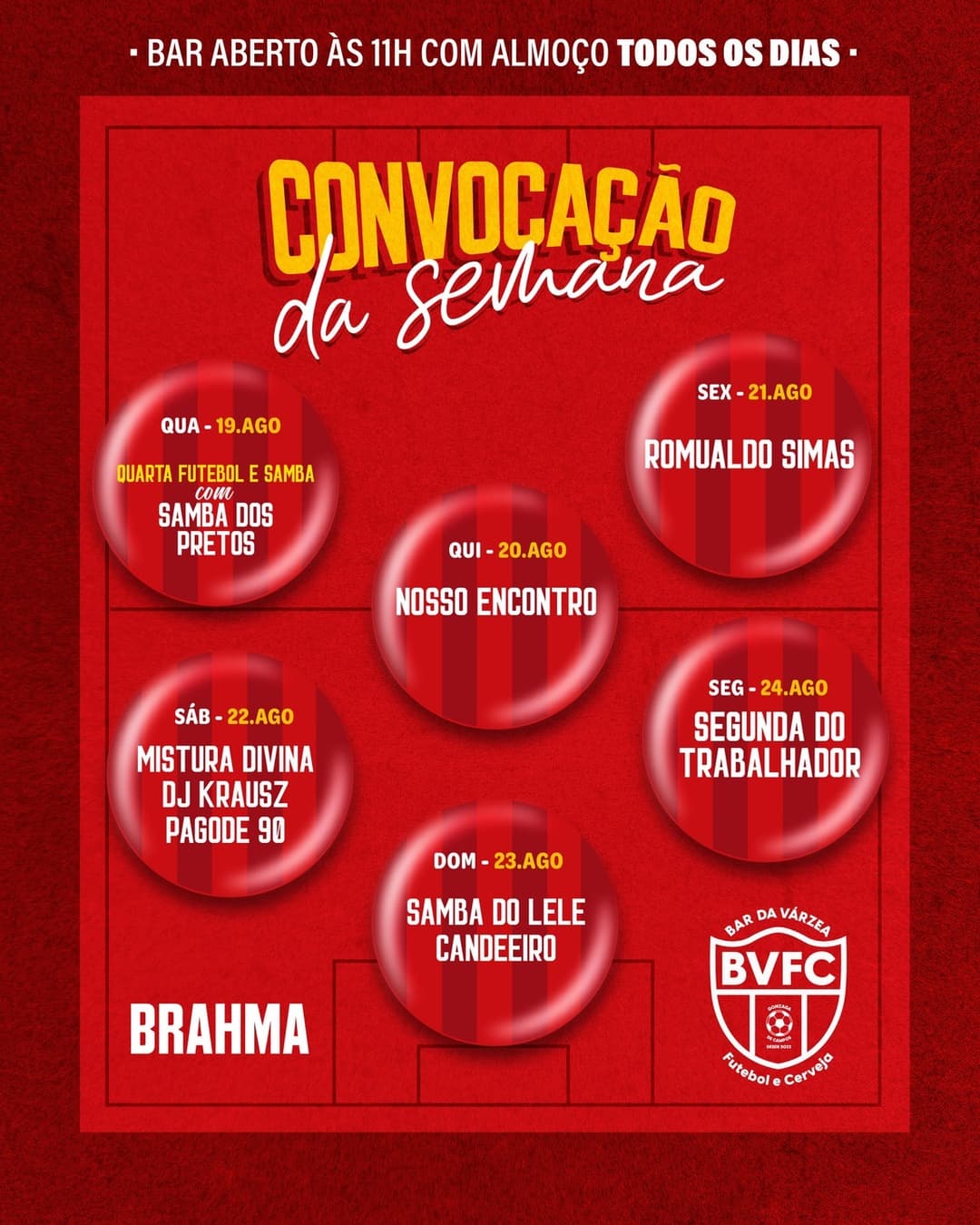 Flyer de Romualdo Simas