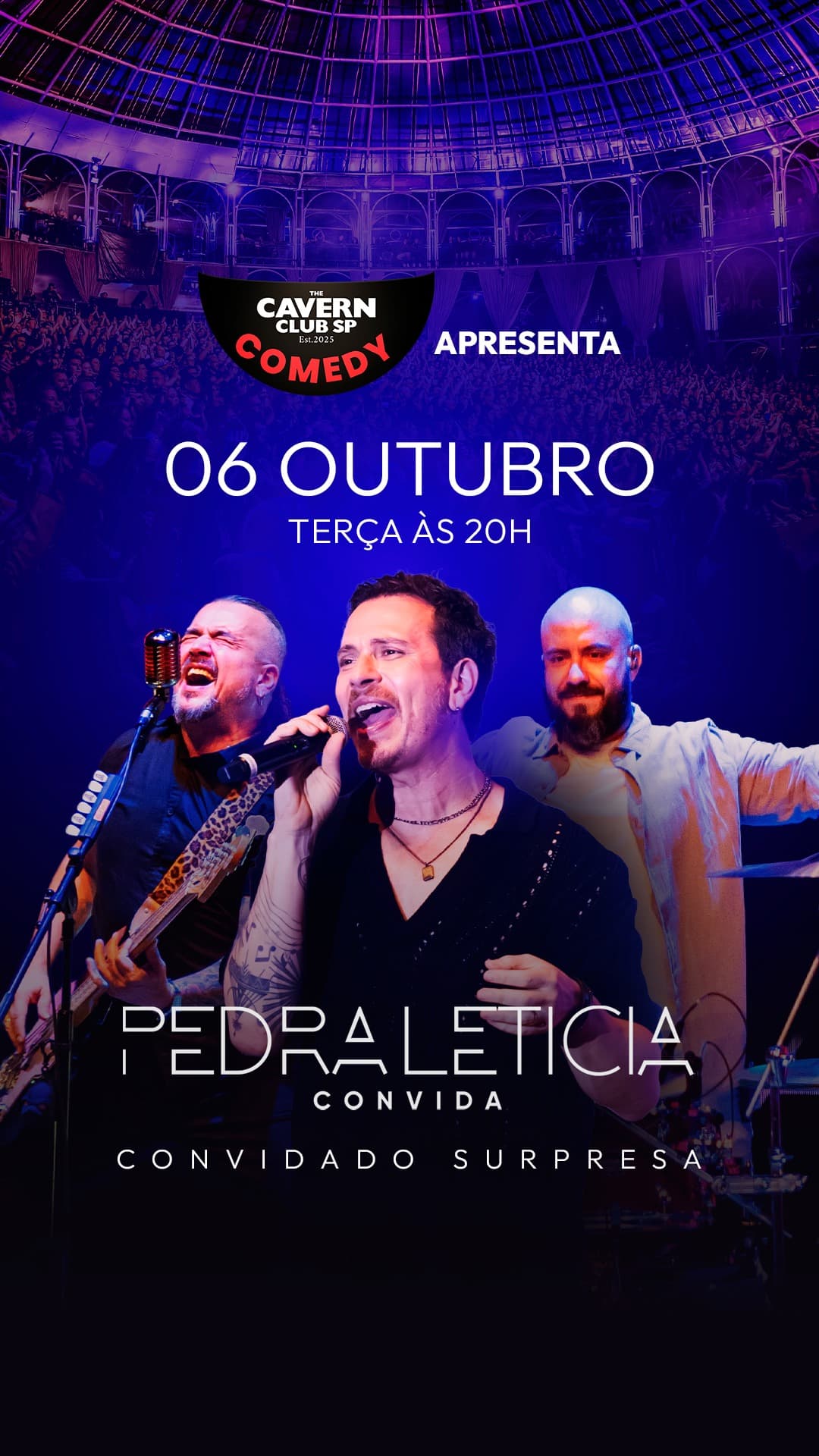 Flyer de Pedra Letícia