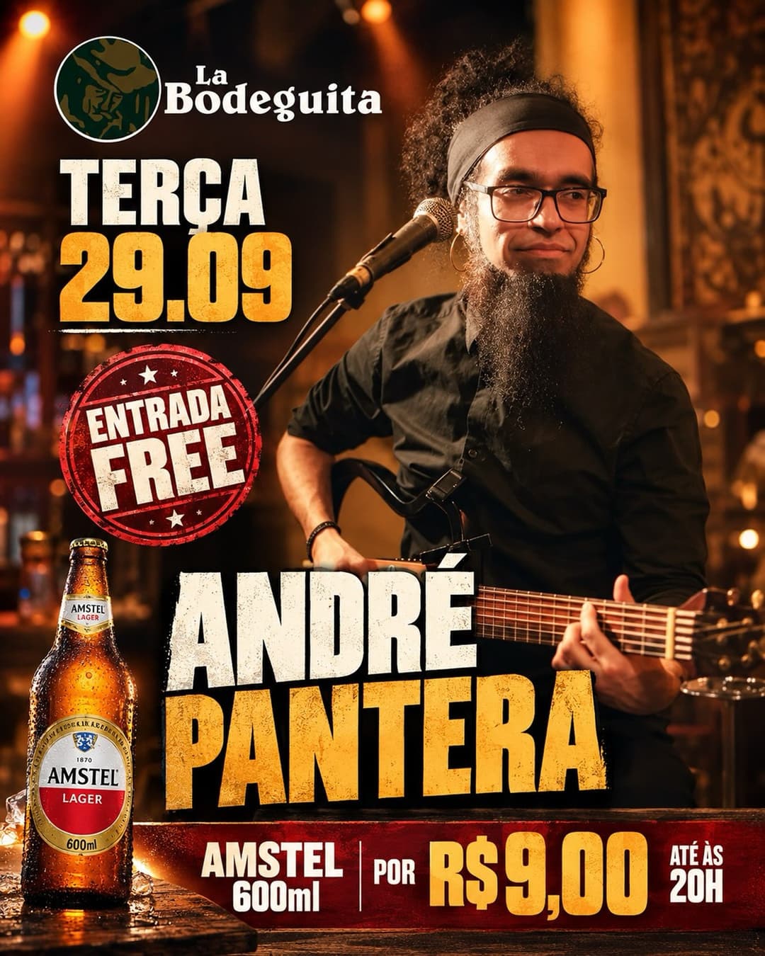 Flyer de André Pantera