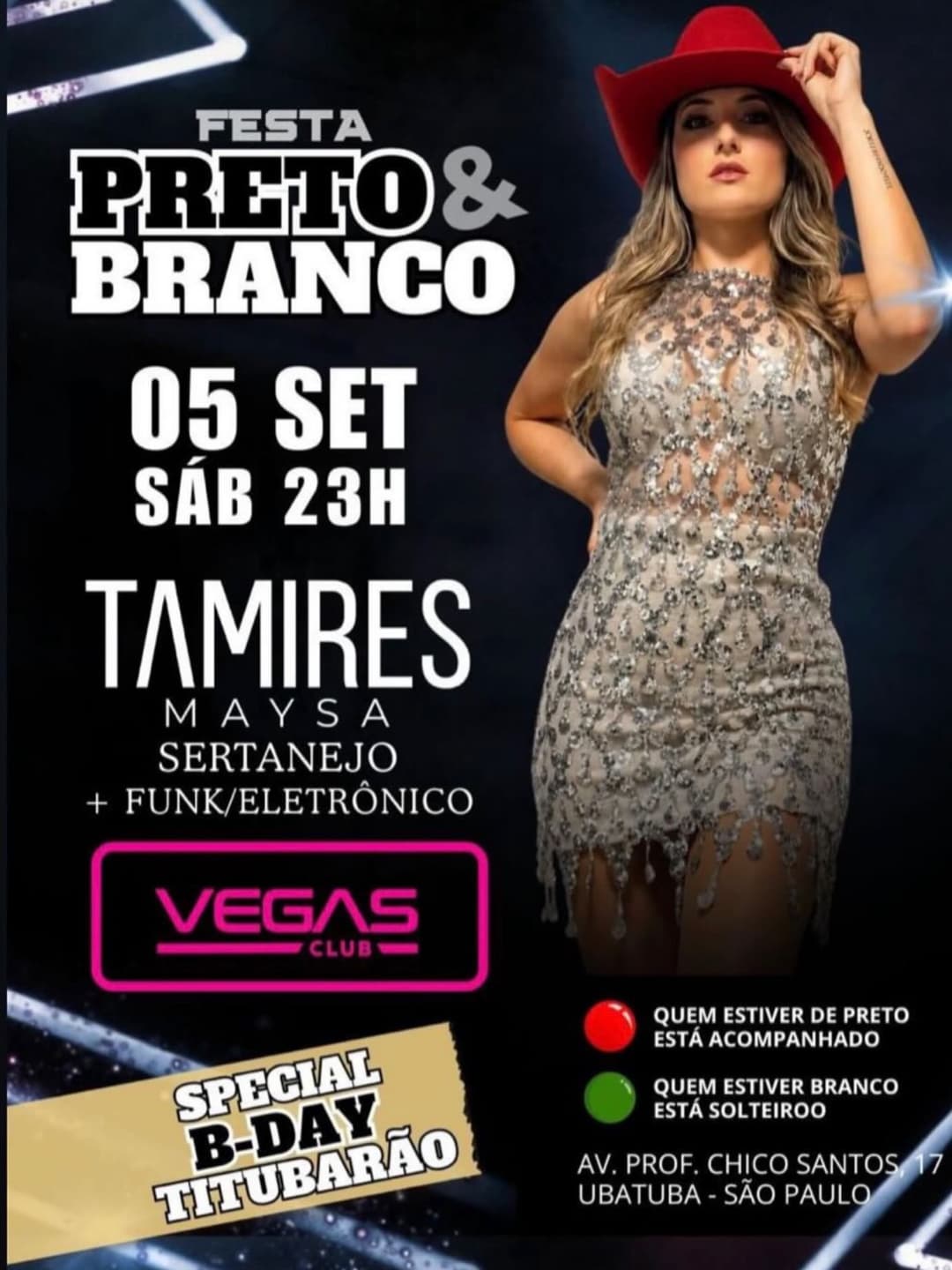 Flyer de Dan Lypher e Tamires Maysa