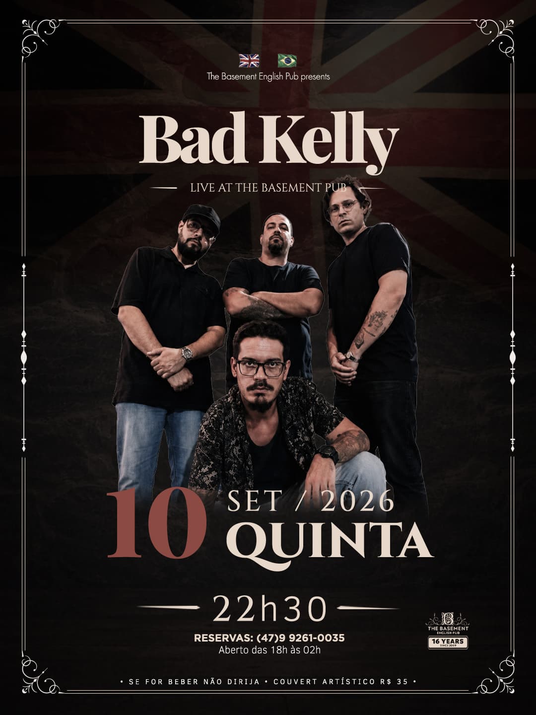 Flyer de Bad Kelly