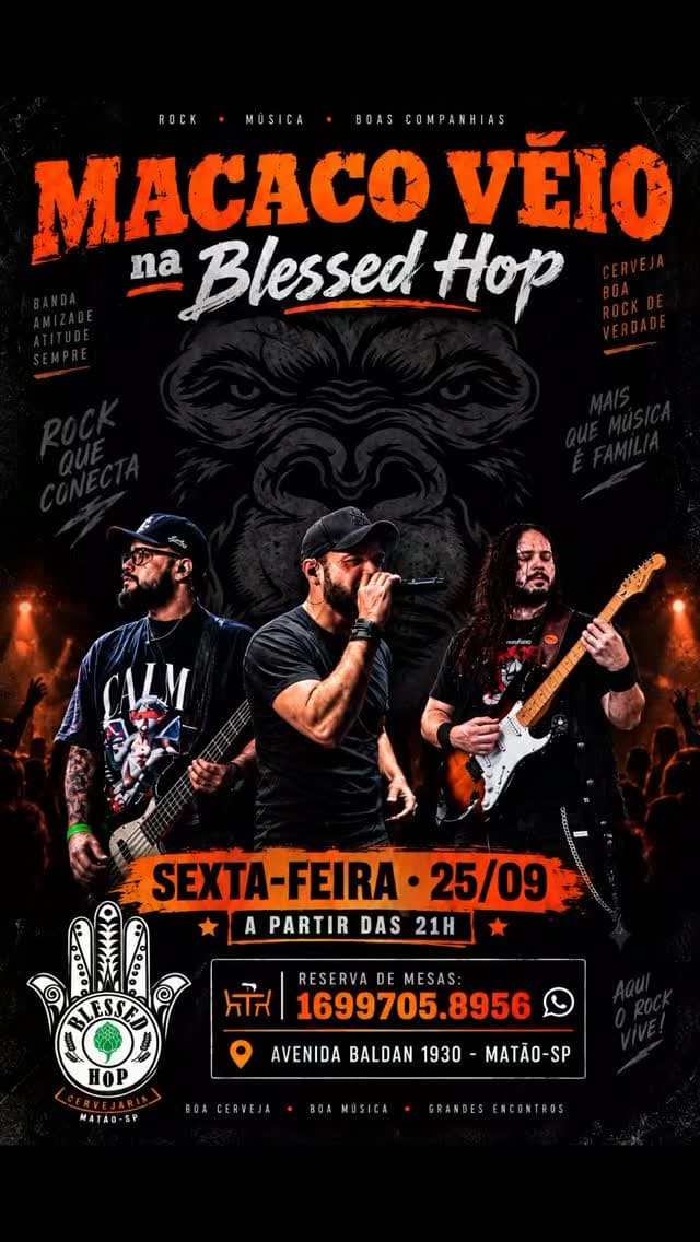Flyer de Macaco Véio