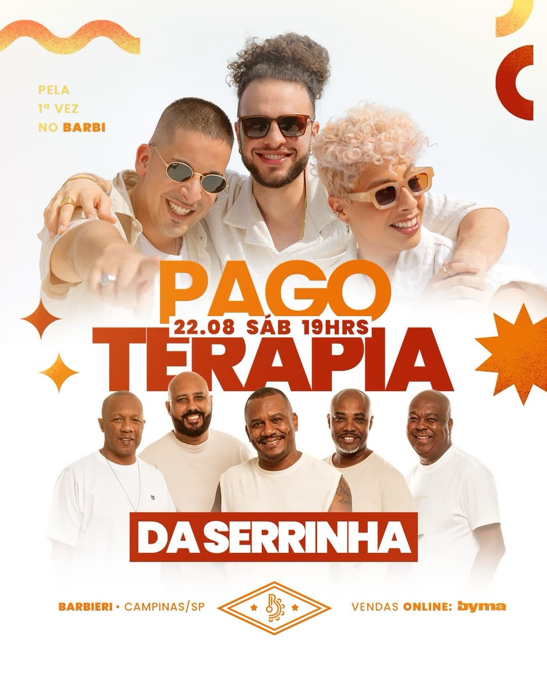 Flyer de Pagoterapia e Da Serrinha