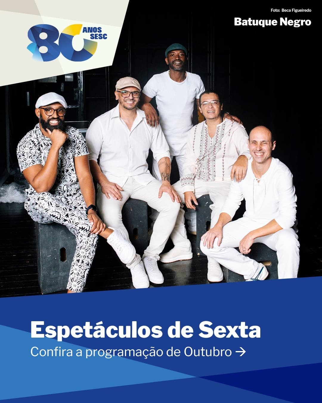 Flyer de Batuque Negro