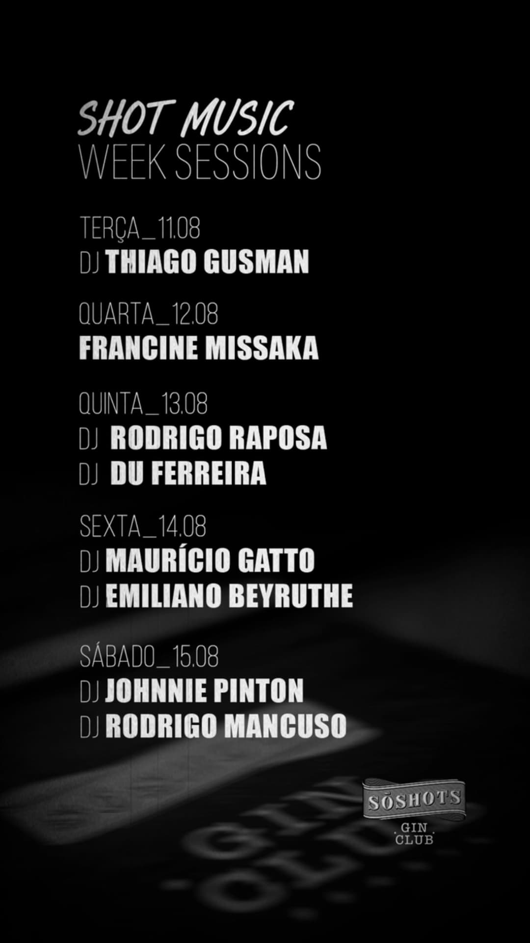 Flyer de Mancuso e johnniepinton