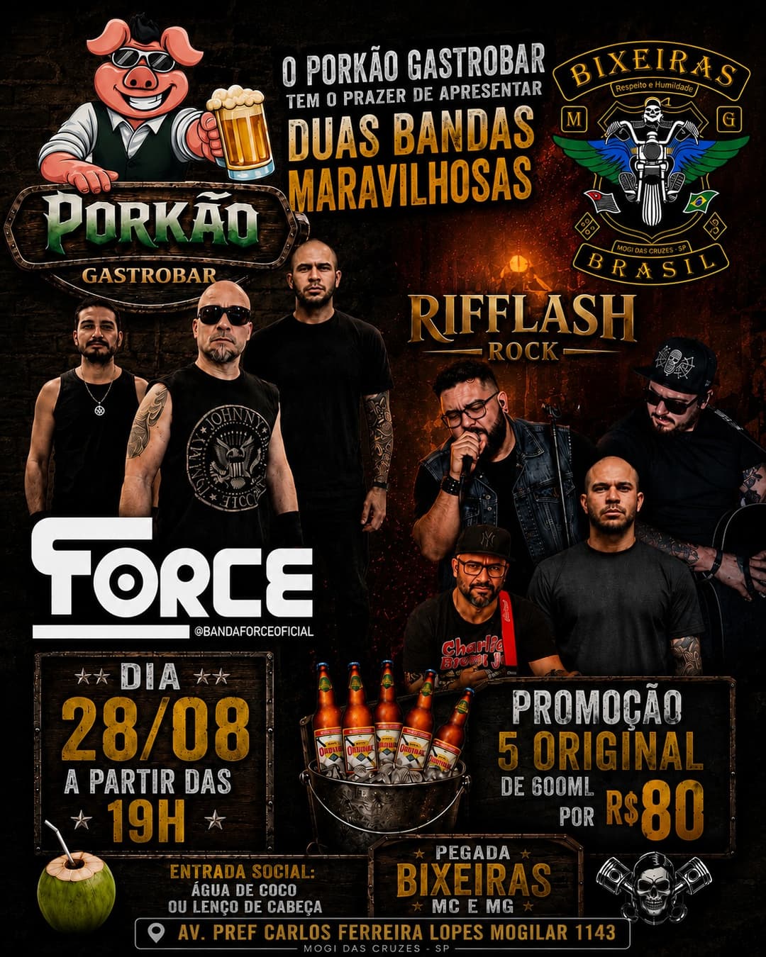 Flyer de Force e Rifflash Rock